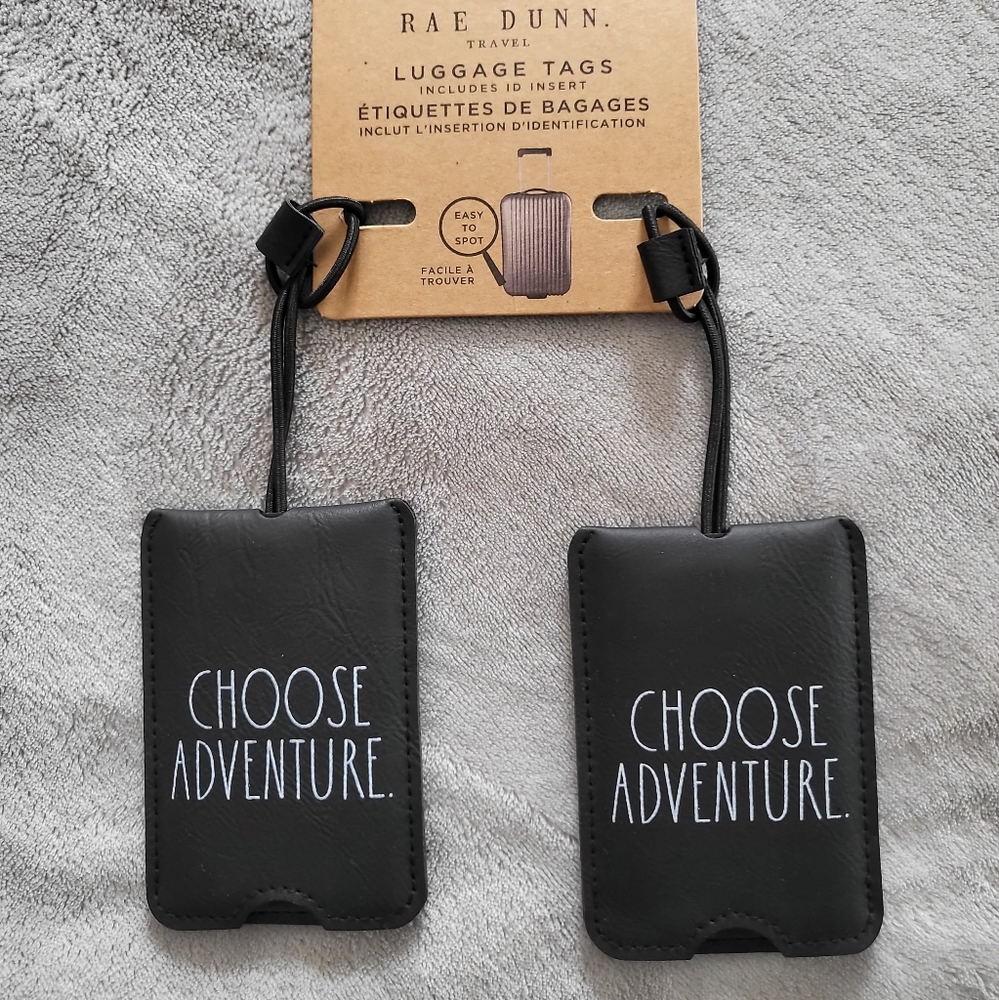 Rae Dunn Travel 2-pack including private ID insert